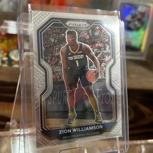 Zion Williamson New Orleans pelicans prizm card
